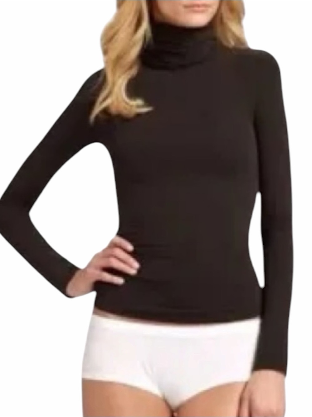 NEW SPANX On Top and In Control Classic Long Sleeve Turtleneck Size Small